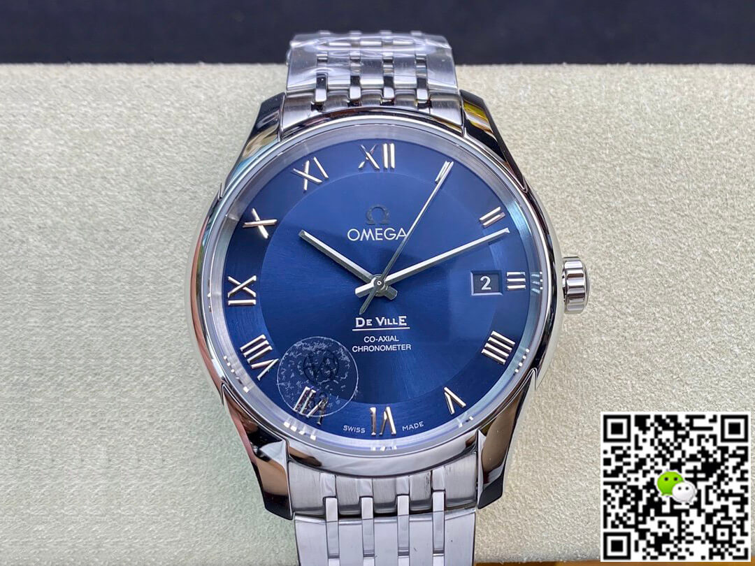 Omega De Ville 431.10.41.21.03.001 VS Factory Blue Dial