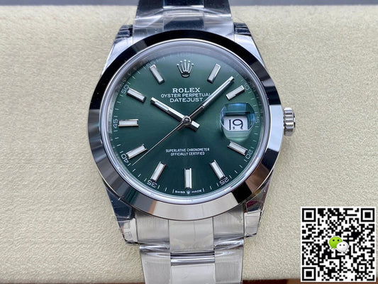 Rolex Datejust M126300-0019 41MM VS Factory Green Dial