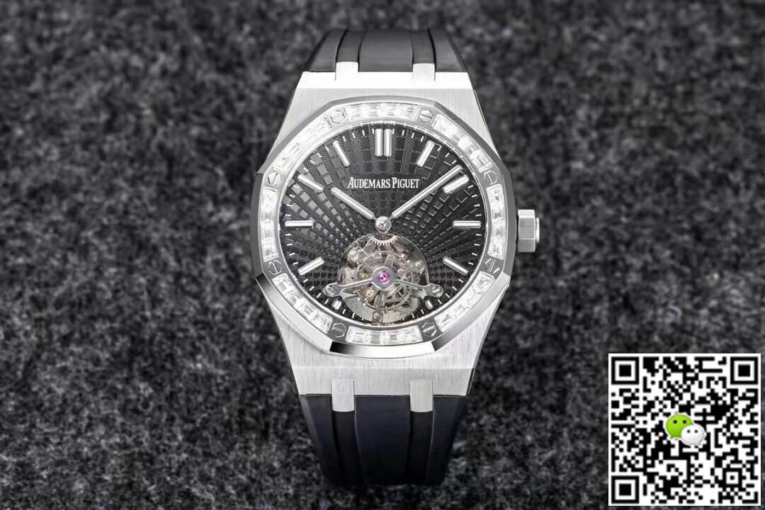 Audemars Piguet Royal Oak Tourbillon R8 Factory V3 Black Rubber Strap
