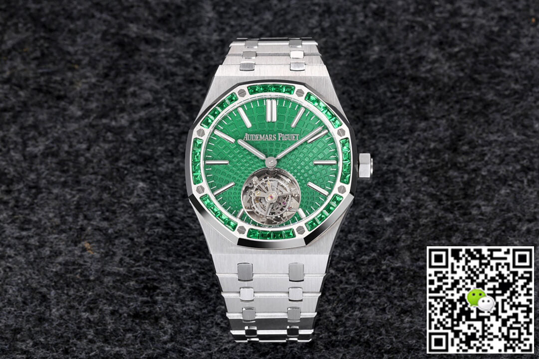 Audemars Piguet Royal Oak Tourbillon 26532IC.EE.1220TI.01 R8 Factory Green Dial