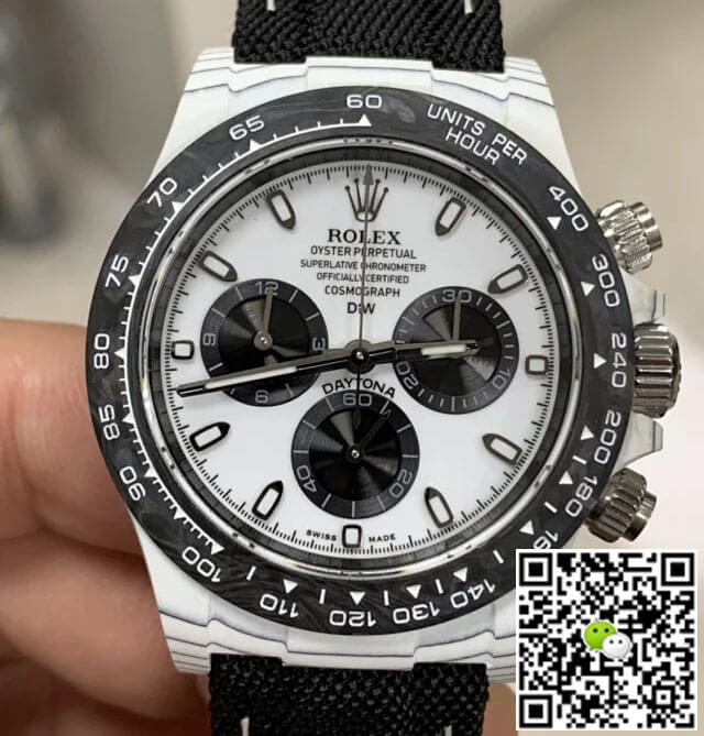 Rolex Daytona Diw Factory NTPT Carbon Fiber White Dial