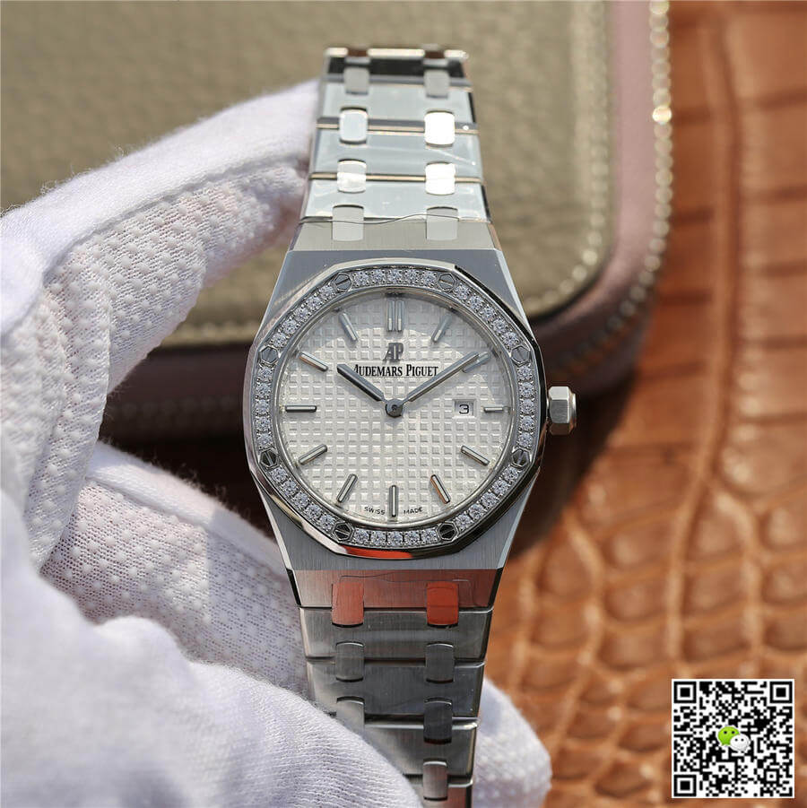 Audemars Piguet Royal Oak 67650 JF Factory Diamond White Dial