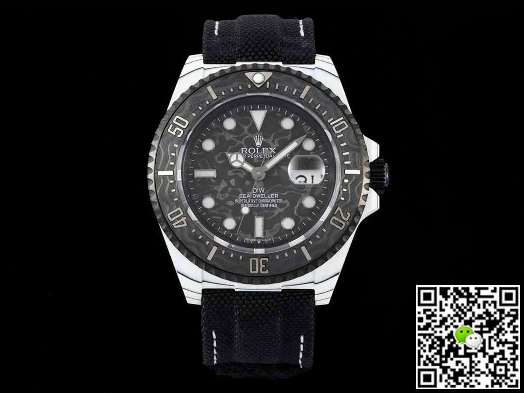 Rolex Sea-Dweller Diw Factory Carbon Fiber Black Strap