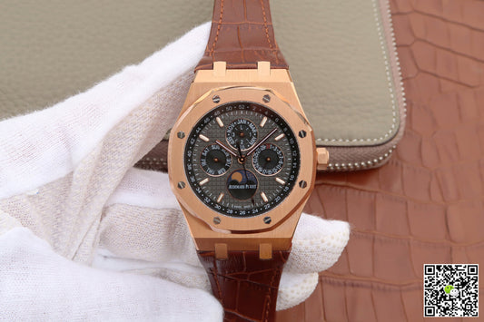 Audemars Piguet Royal Oak Perpetual Calendar 26574 JF Factory Rose Gold Grey Dial