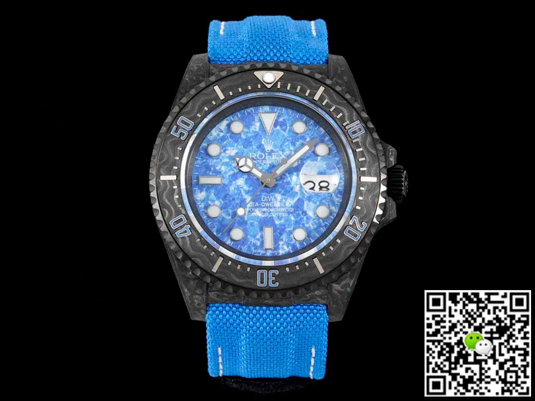 Rolex Sea-Dweller Diw Factory Carbon Fiber Blue Dial