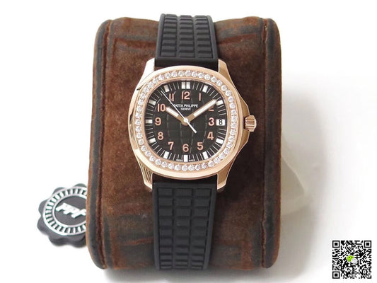 Patek Philippe Aquanaut PPF Factory Rose Gold Black Dial