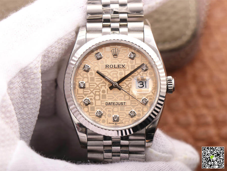 Rolex Datejust M126234-0023 36MM EW Factory Diamond-Studded Dial