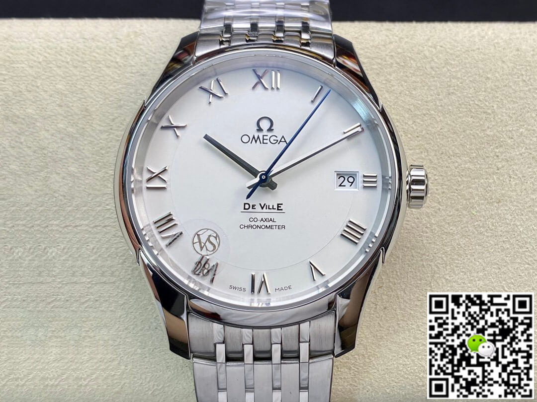 Omega De Ville 431.10.41.21.02.001 VS Factory White Dial
