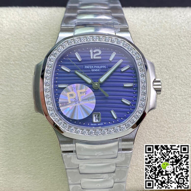 Patek Philippe Nautilus Ladies 7018/1A-010 PF Factory Blue Dial