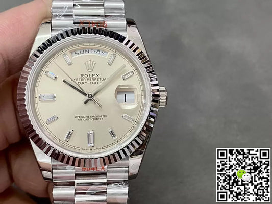 Rolex Day Date M228236-0002 GM Factory Silver Dial