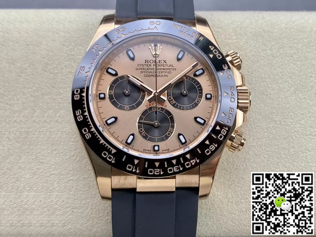 Rolex Cosmograph Daytona M116515LN-0018 Clean Factory Rubber Strap