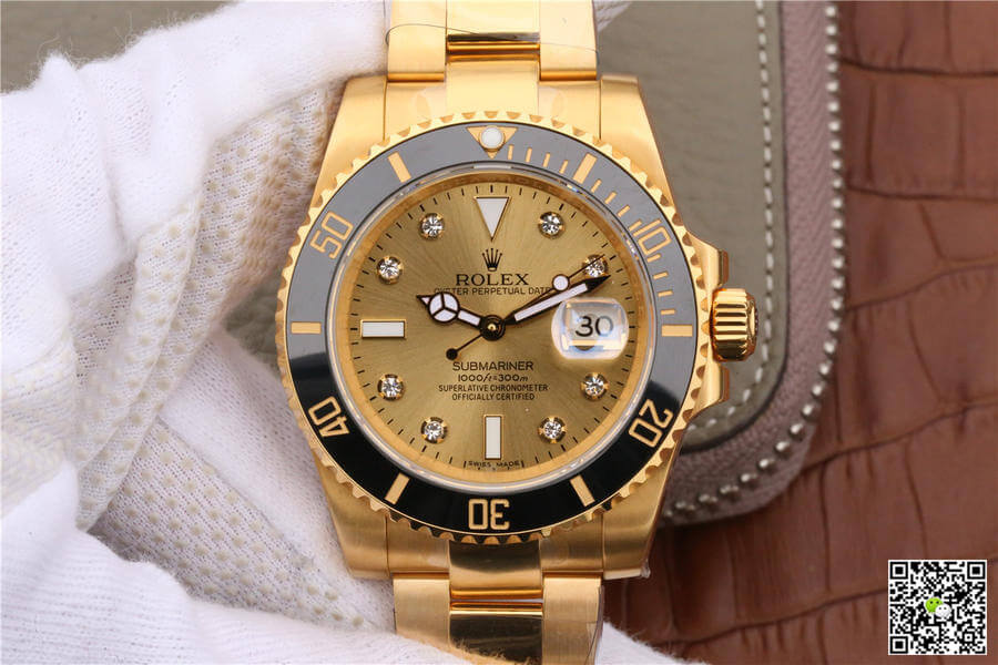 Rolex Submariner 116618 Noob Factory V7 All-Inclusive Gold