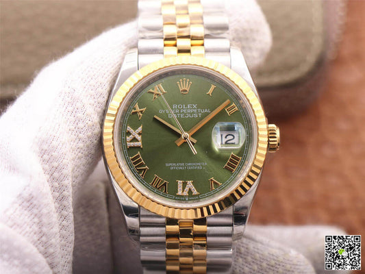 Rolex Datejust M126233-0025 EW Factory Olive Green Dial