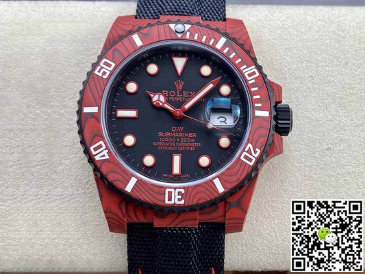 Rolex Submariner VS Factory Red Carbon Fiber Case