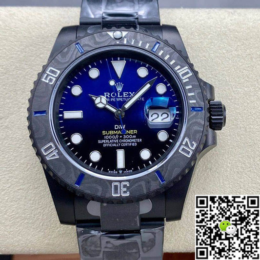 Rolex Submariner VS Factory Carbon Fiber Blue Gradient Dial