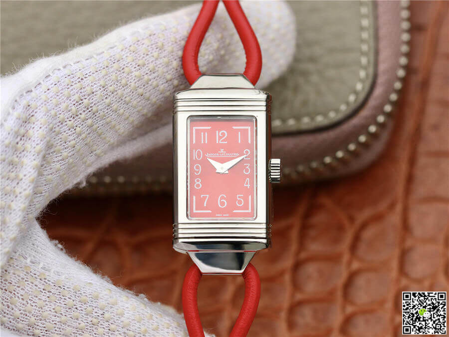 Jaeger-LeCoultre Reverso 3268560 MG Factory Stainless Steel Red Dial
