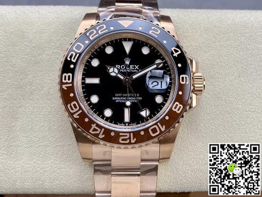 Rolex GMT Master II M126715CHNR-0001 C+ Factory Rose Gold