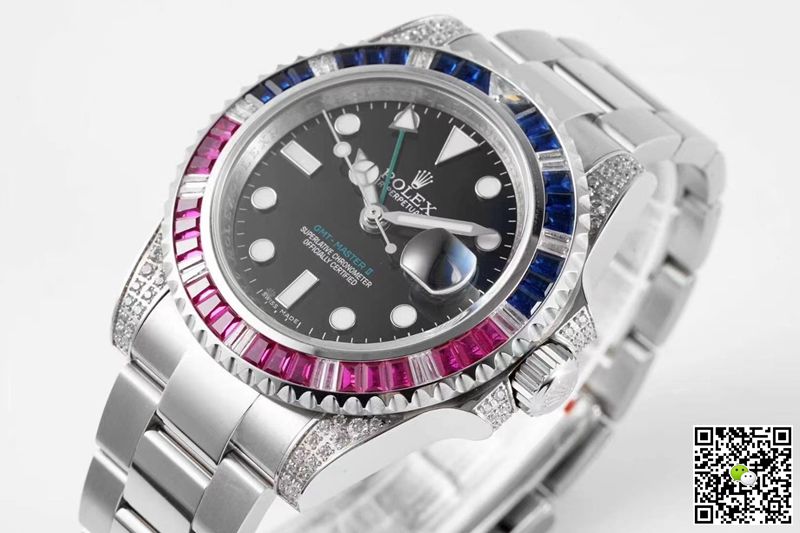 Rolex GMT Master II 116759 SAru-78209 ROF Factory Black Dial