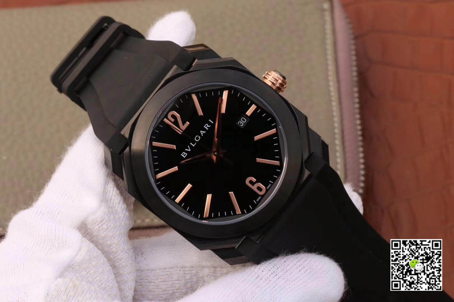 Bvlgari Octo 102581 BGO41BBSVD Black Dial