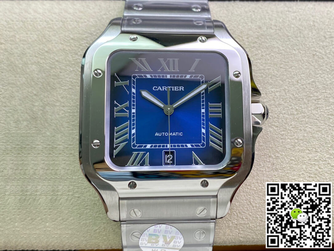 Cartier De Santos WSSA0013 BV Factory Blue Dial