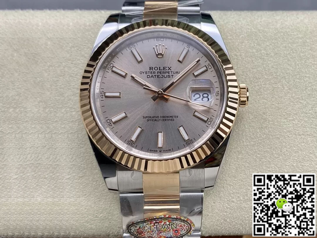 Rolex Datejust 41MM M126331-0009 Clean Factory Rose Gold