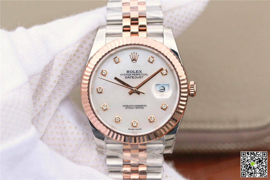 Rolex Datejust M126331-0014 EW Factory White Mother-Of-Pearl Dial
