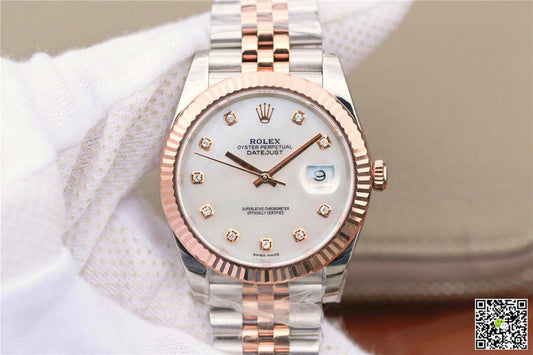 Rolex Datejust M126331-0014 EW Factory White Mother-Of-Pearl Dial