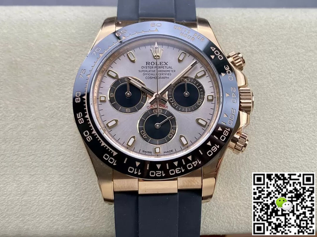 Rolex Cosmograph Daytona M116515LN-0059 Clean Factory Rubber Strap