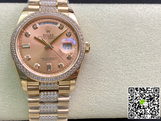 Rolex Day Date M128345RBR-0020 EW Factory Rose Gold