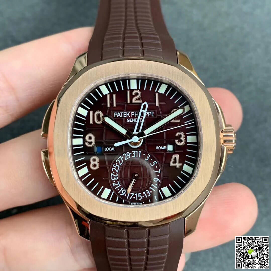 Patek Philippe Aquanaut 5164R-001 GR Factory Rose Gold Brown Dial
