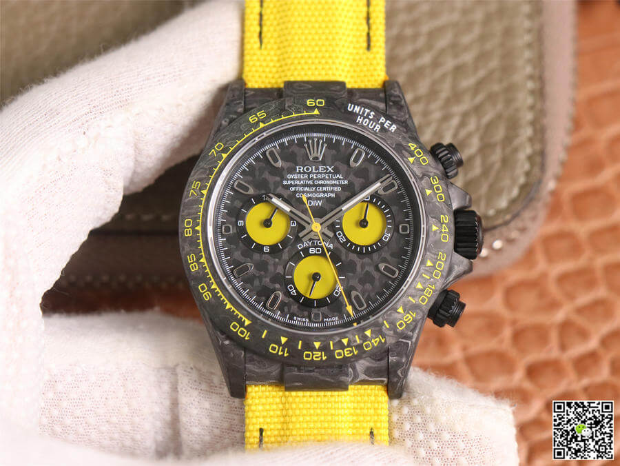 Rolex Daytona Diw Retrofit Version WWF Factory Carbon Fiber Pattern