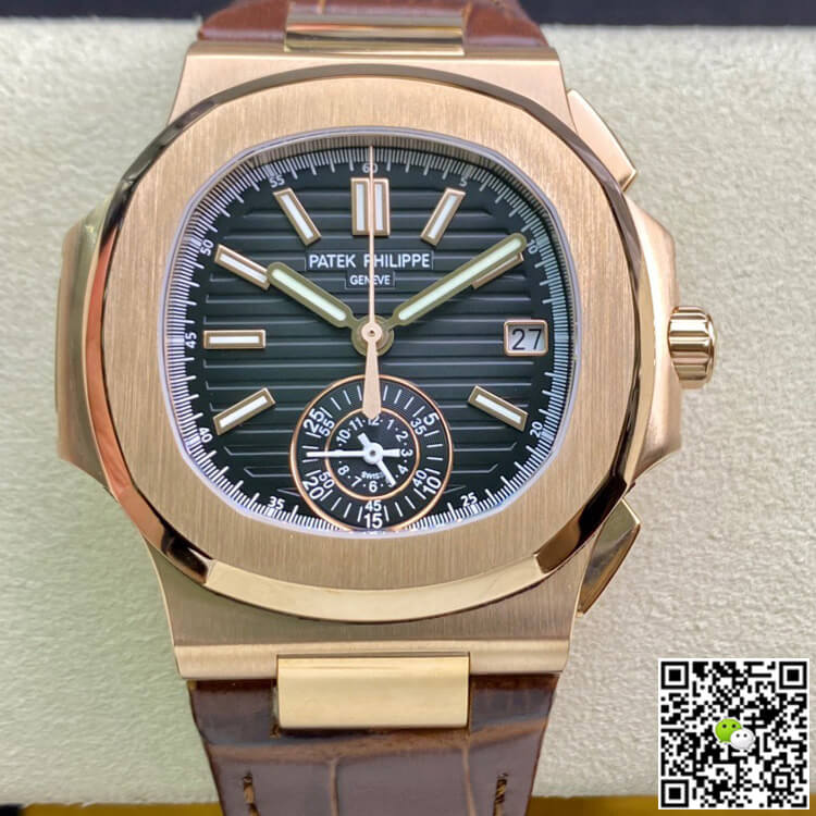 Patek Philippe Nautilus 5980 3K Factory V2 Black Dial