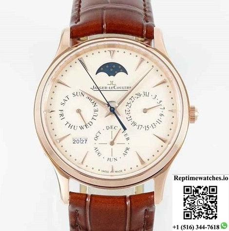 Jaeger-Lecoultre Ultra-Thin Master Q1142510 Vr Factory Perpetual Calendar Multi-Function Dial-Rep Time Watches