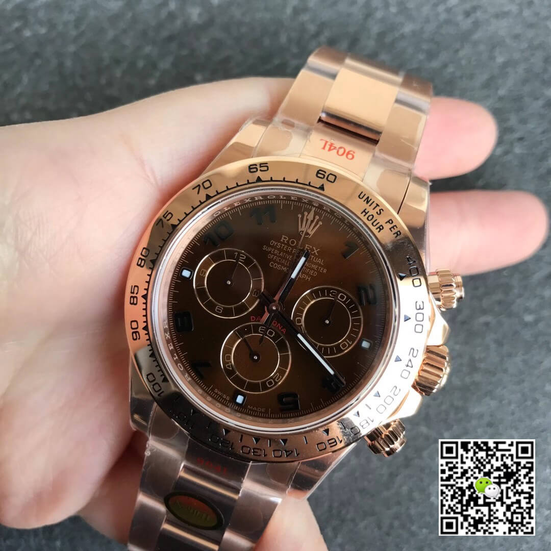 Rolex Daytona m116505-0011 Noob Factory Brown Dial