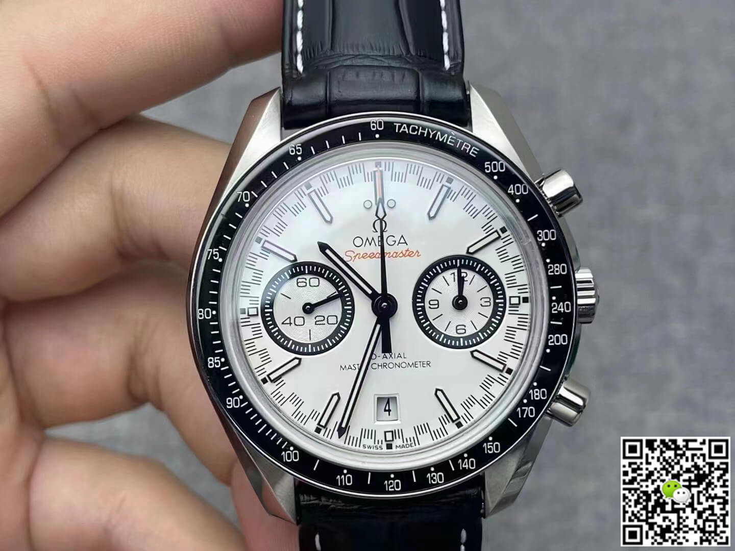 Omega Speedmaster Racing Chronograph 329.33.44.51.04.001 OM Factory White Dial