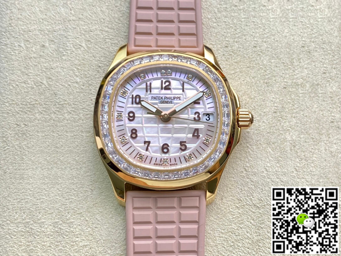 Patek Philippe Aquanaut 5072R-001 PPF Factory Rose Gold Mother Of Pearl Dial