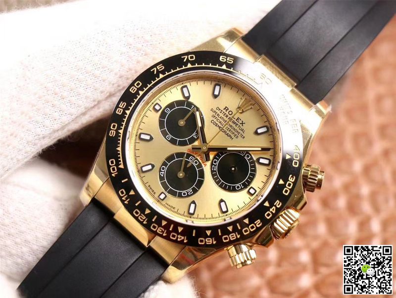 Rolex Daytona M116518LN-0048 Noob Factory Champagne Dial 4130 Movement