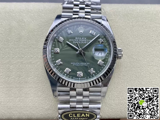 Rolex Datejust M126234-0055 36MM Clean Factory Diamond Dial