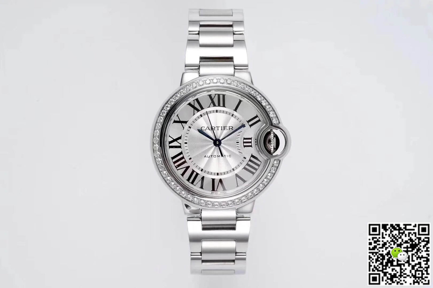 Ballon Bleu De Cartier W4BB0016 33MM AF Factory Diamond Bezel