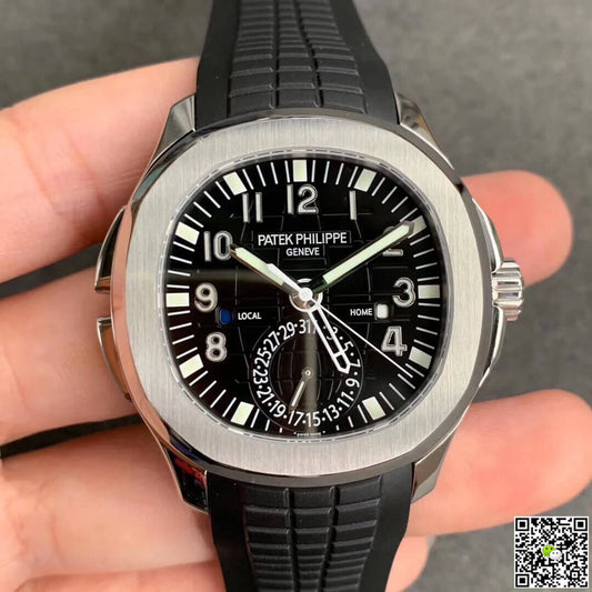 Patek Philippe Aquanaut 5164A-001 GR Factory Stainless Steel Black Dial