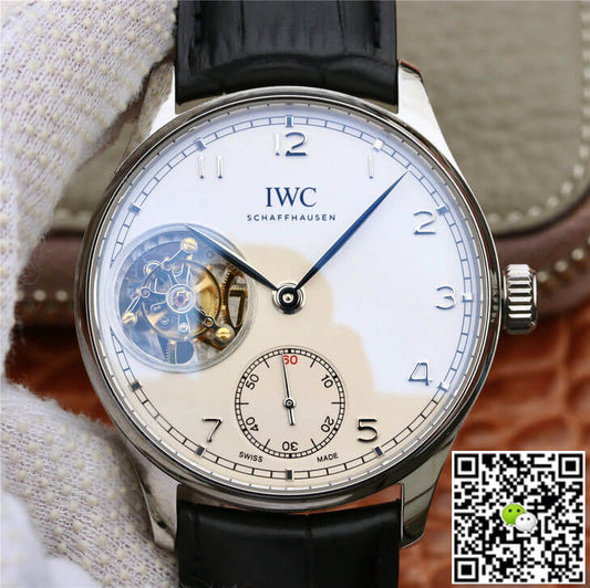 IWC Portuguese Tourbillon ZF Factory Stainless Steel White Dial