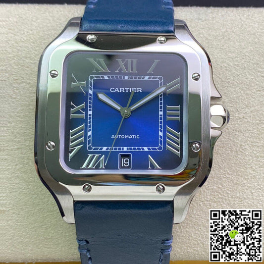 Cartier De Santos WSSA0030 BV Factory Blue Dial