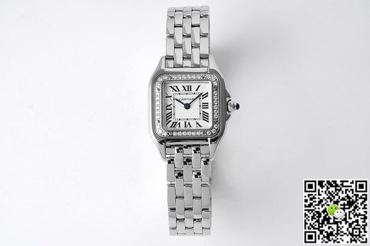 Panthere De Cartier W4PN0007 22MM BV Factory White Dial