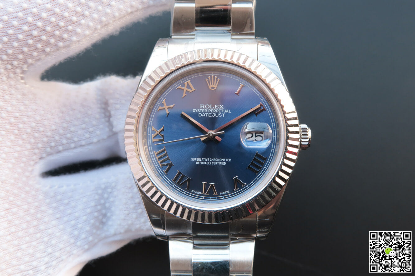 Rolex Datejust 116334 EW Factory Blue Dial
