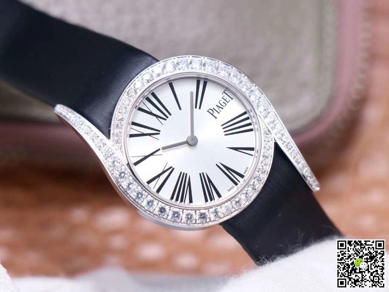 Piaget Limelight Gala Quartz Watch G0A42150 ZF Factory White Gold Diamond