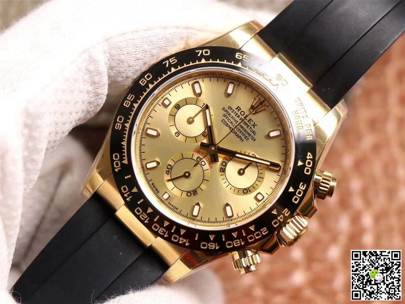 Rolex Daytona M116518LN-0042 Noob Factory Champagne Dial 4130 Movement