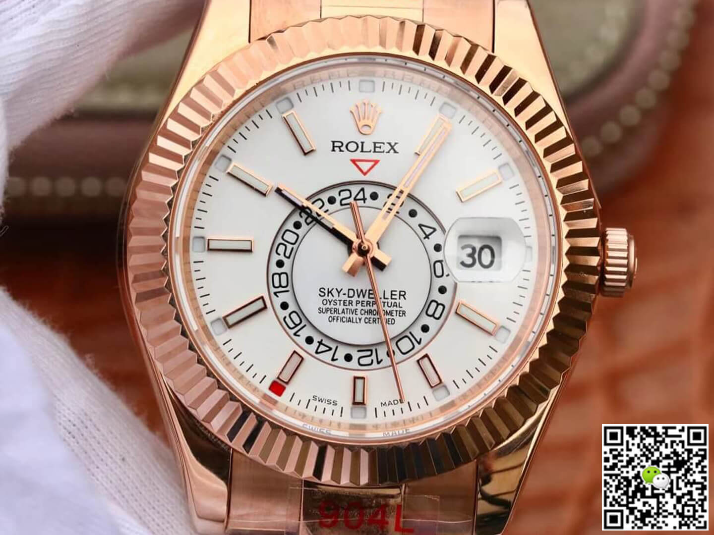 Rolex Sky Dweller M326935-0005 Noob Factory Rose Gold