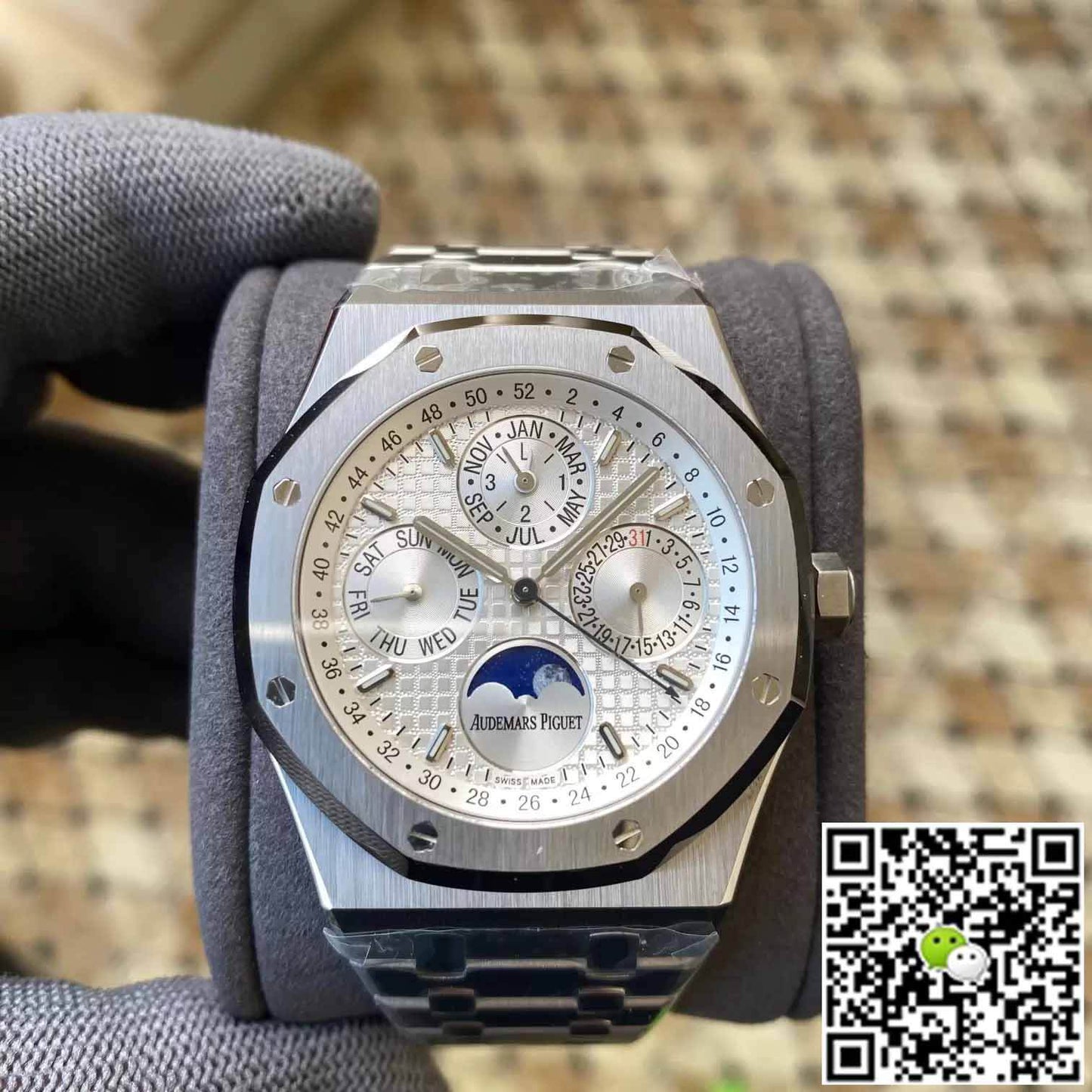 Audemars Piguet Royal Oak 26574ST.OO.1220ST.001 APS Factory White Dial