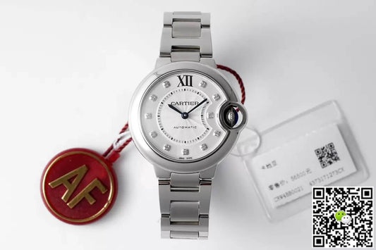 Ballon Bleu De Cartier WE902074 33MM AF Factory Diamond Dial