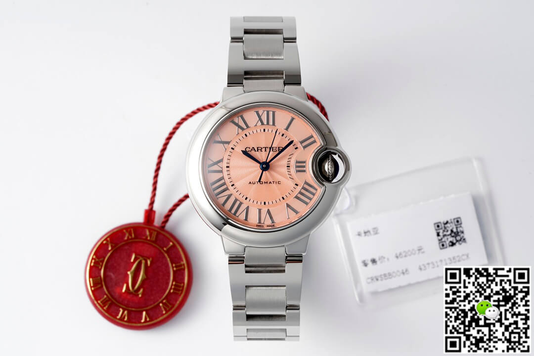 Ballon Bleu De Cartier WSBB0046 33MM AF Factory Pink Dial